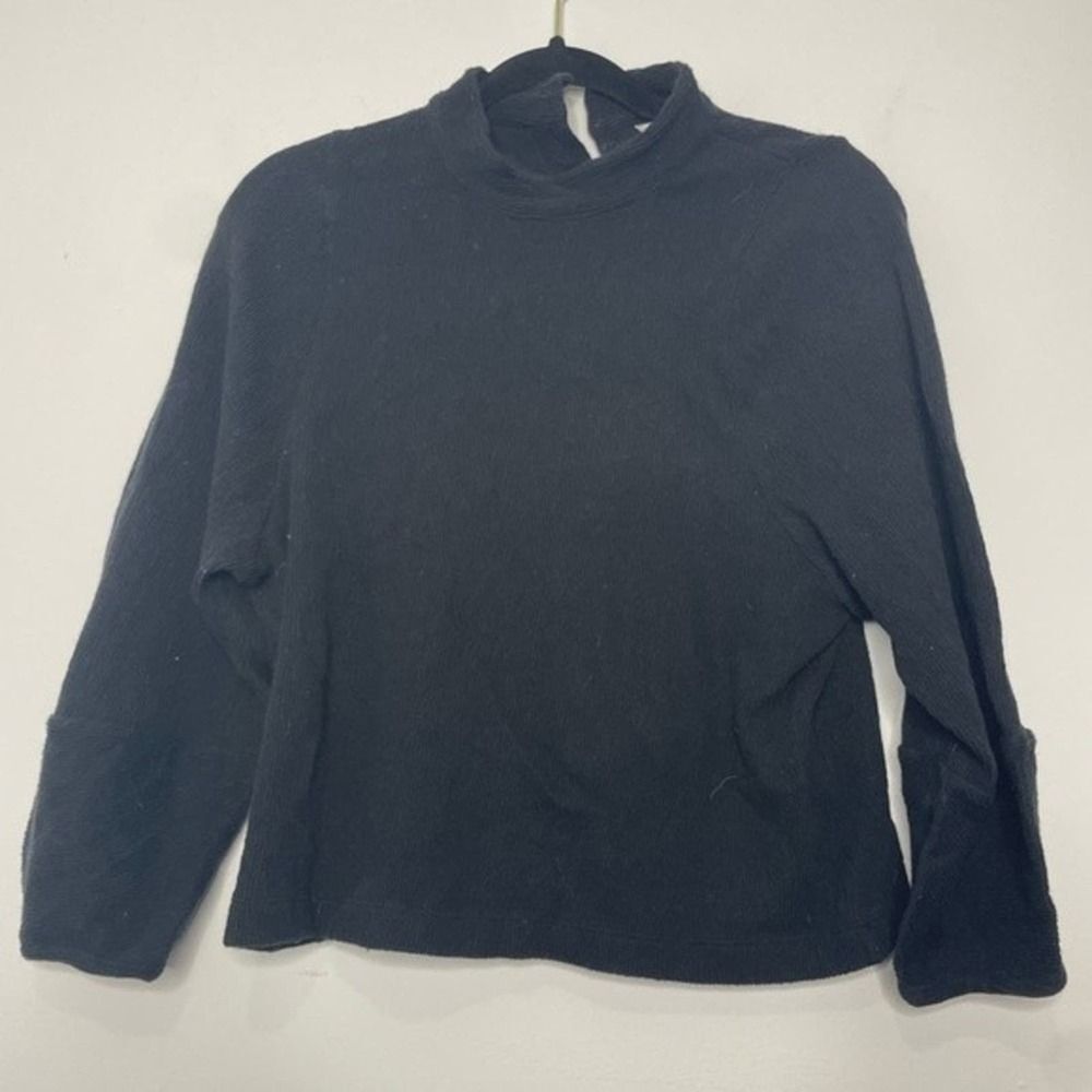 Madewell Texture & Thread Button-Back Mockneck Top - image 4